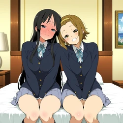 [Haniodon] ~ 澪＆律 / Mio&Ritsu ~ (K-on!) (Patreon) [AI Generated]