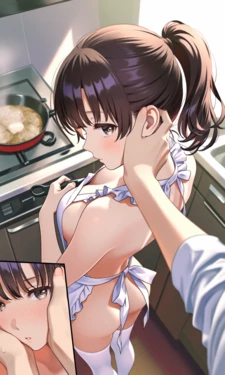 [AI Generated] megumi(apron)
