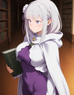 Emilia (エミリア) - Re:Zero (Re：ゼロから始める異世界生活) | Commission !!! (Patreon) [AI Generated]