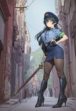 [Patreon] (yourojisan) Asagi Igawa Police Officer x Clowns (AI Generated)