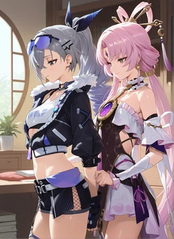 [Rametaki] 2026-03-09 Silver Wolf x Fu Xuan [AI generated]