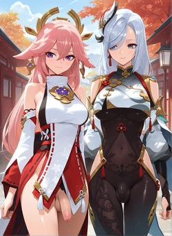 [Rametaki] 2026-03-07 Yae Miko x Shenhen [AI generated]