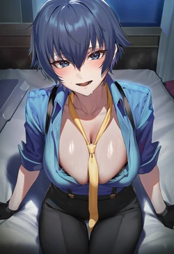 [ChocoPizza] v4c-shirogane naoto (persona) preg end 509 [AI Generated]