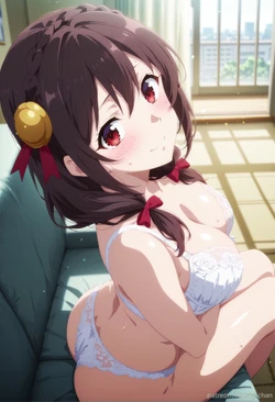 [AIusagichan] この素晴らしい世界に祝福を！ ゆんゆん KonoSuba Yunyun  526P [AI Generated]