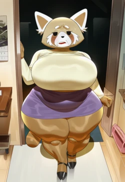 [Qoskindred] Retsuko's mom x BBC[AI Generated]