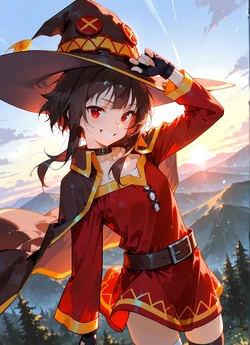 [starwallpower] Megumin, Otokoyu ni Chousen (Kono Subarashii Sekai ni Shukufuku o!) [AI Generated]