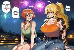 [Tillian] Tilly (OC) x Yang Xiao Long (RWBY) [AI GENERATED] - FULL SET