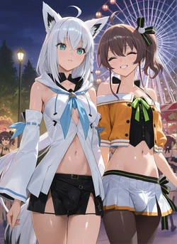 [Rametaki] 2026-02-02 Fubuki x Matsuri  [AI generated]