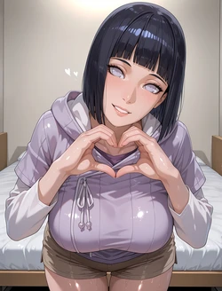 (Oki Senpai) 🍈🍈日向雏田 日向ヒナタ Hinata Hyuga 235P [AI Generated]