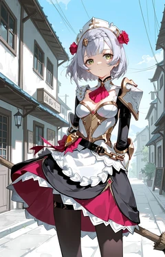 [starwallpower] Noelle, Otokoyu ni Chousen (Genshin Impact) [AI Generated]