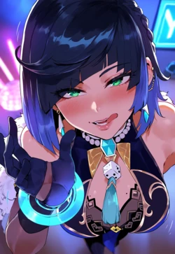 [Meiogun] Yelan ButtJob (AI Generated)
