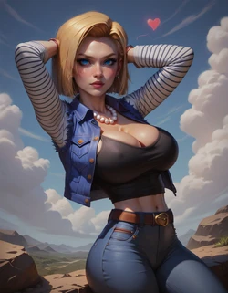 [Lora Art] (AI Generated) - Android 18 (Dragon Ball)