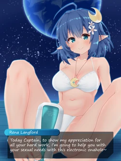 [Niryuu-tkys] Rena Langford provides fap support with an electric onahole