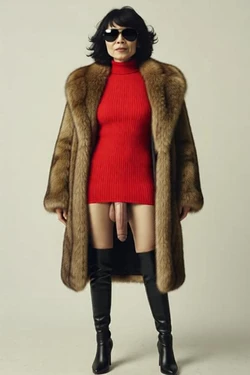 (AI-generated) Former cosplayer poses nude
