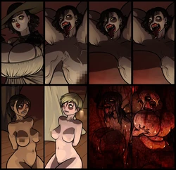 [toby_art] Dimitrescu's new daughters (Resident Evil)（闲的没事干AI翻译）