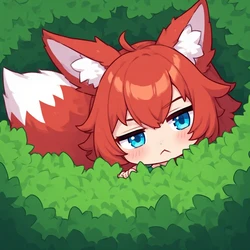kitsune forest [AI Generated]