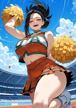 [Miyu] Momo Yaoyorozu: Rally Time [AI Generated]