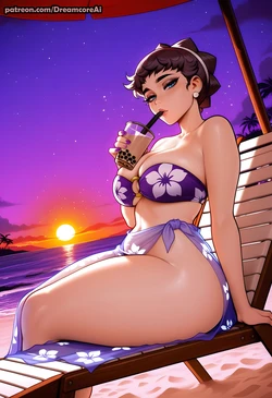 DreamcoreArt - Set 1514 - Diantha BWC (Patreon) (AI Generated)