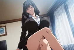 [Fran] Yui Kagurazaka - Kyonyuu Hitozuma Onna Kyoushi Saimin (100P) | Commission [AI Generated]