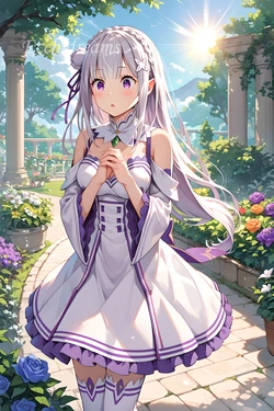 [EcchiDreams] Emilia [AI Generated]