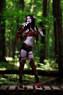 ezzechka cosplay - Queen Of Pain