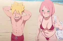 [Yakobi] Sakura X Boruto 2: Part 1 | Boruto – Naruto Next Generation (Extended) (Patreon) [AI Generated]