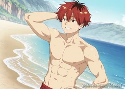 [Yakobi] Fern X Stark "Beach Episode" | Sousou No Frieren (Extra) (Patreon) [AI Generated]