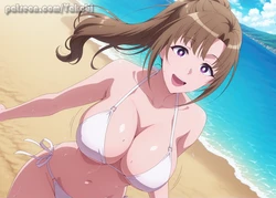 [Yakobi] Mamako X Masato Osuki On Beach | Do You Love Your Mom And Her Two-Hit Multi-Target Attacks? (Extra) (Patreon) [AI Generated]