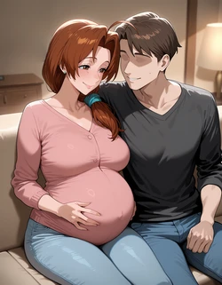 [Mom's room/ママの部屋] 妊婦を寝取る♥/Pregnant NTR (Patreon) [AI Generated]