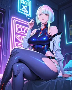 [Konoha Waifus] Lucyna Kushinada - Cyberpunk: Edgerunners (Patreon) [AI Generated]