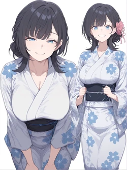 [mooly] Yuzuki Nanase x BBC Yukata [AI Generated]