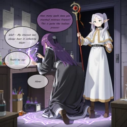 Frieren Makes a New Spell [AI Generated]