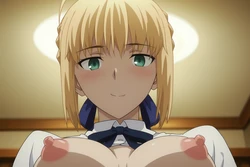 [CosplayMakin] Saber - Artoria Pendragon (Fate/stay night) [AI Generated]