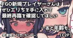 [御劔シュガー] エリちとあるのとないのと (Fate/Grand Order)