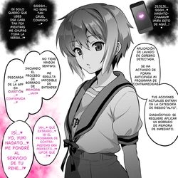 [Izanagi (Otoo)] Nagato 〇ki 〇〇apuri de busaiku hyottoko fera | La felación con cara deformada de 〇ki Nagato para un tipo feo usando una aplicación [Spanish]