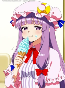 [Aria Vermillion] Touhou Project - Patchouli Knowledge - 01 - Uncensored - REQUEST [AI Generated]