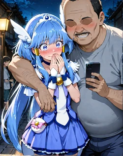 [Sakusan7] おっさんに身バレして犯されるキュアビューティ [AI Generated]