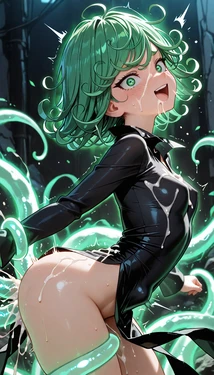 Tatsumaki x Tentacles (Ruri) [Ai_generated]