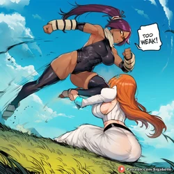 [Sigabelle] Orihime x Futa Yoruichi [AI Generated]