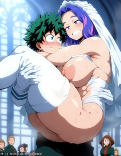 [Pixiv] BigDickBob (123569620) Happy Ending Lady Nagant X Deku | My Hero Academia [AI-Generated]