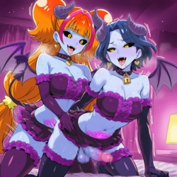 [Pixiv] Bank (143973583) Infectious Futanari Succubus Corruption is Delightful [AI-Generated]