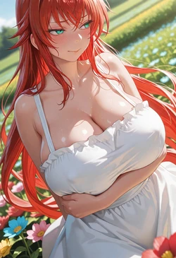 White Flower- Green Garden [AI Generated]