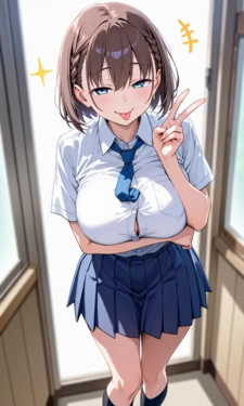 [AI Generated] アイちゃん(月曜日のたわわ)