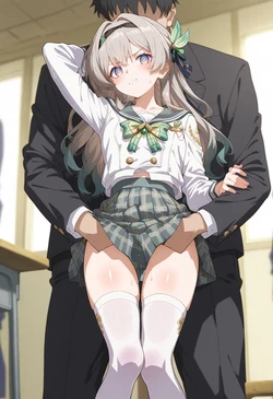 [ふぁあびぃ] こっちのほたちんには制服着せていいんですか？！ [AI Generated]