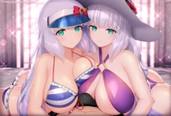 [Kashiwamochi / YOMOGI] PAIZURI Twin Sthesias_High-resolution version