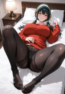 [LewdCreationAI] Yor Forger Pantyhose | SpyxFamily REQUEST [84] (Patreon) [AI Generated]