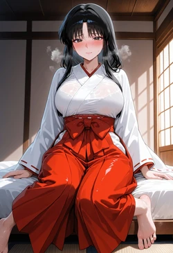 [LewdCreationAI] Kikyo | Inuyasha [82] (Patreon) [AI Generated]