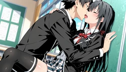 [Yanai-Hide(柳井R)] Yukinoshita Yukino Ｘ Hikigaya Hachiman (Yahari Ore no Seishun Love Come wa Machigatteiru.) [AI Generated]