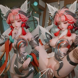 【可以色色18+】王者荣耀 妲己青丘九尾 乱交 [AI Generated]