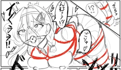 [裏もちもち] Ena gets sealed in picture